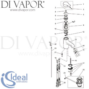 Ideal Standard Jasper Morrison Single Lever Basin Mixer Tap Spare Parts - IDL DV 238